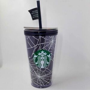Starbucks Black Tumbler with Straw